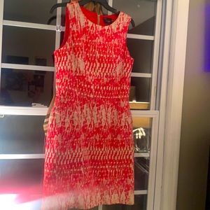 Just... Taylor dress — size 8- pink & white